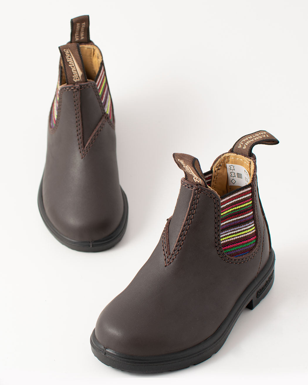 Blundstone Kids Chelsea Boots 1413 leather with colorful stripes