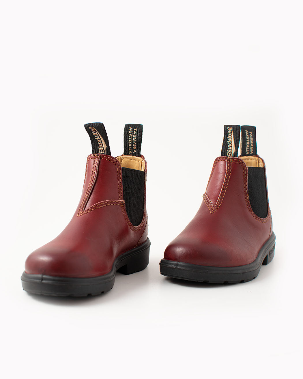 Blundstone Children s Chelsea Boot 1419 red distressed leather