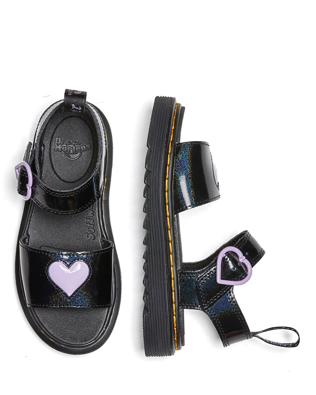 Dr. Martens Dr. Martens, Marlowe Hearts J Black Galaxy Shimmer  Pick Up | Düsseldorf