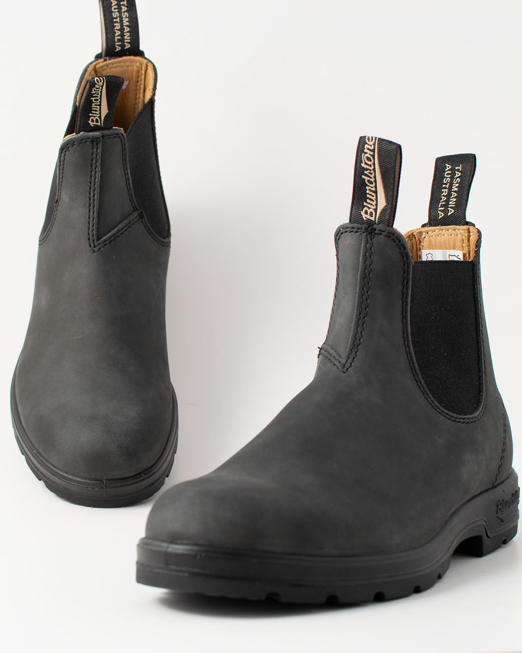 Blundstone Chelsea Boots 587 schwarzes Nubukleder