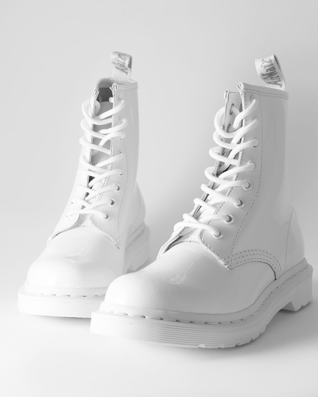 Dr martens 1460 white mono best sale