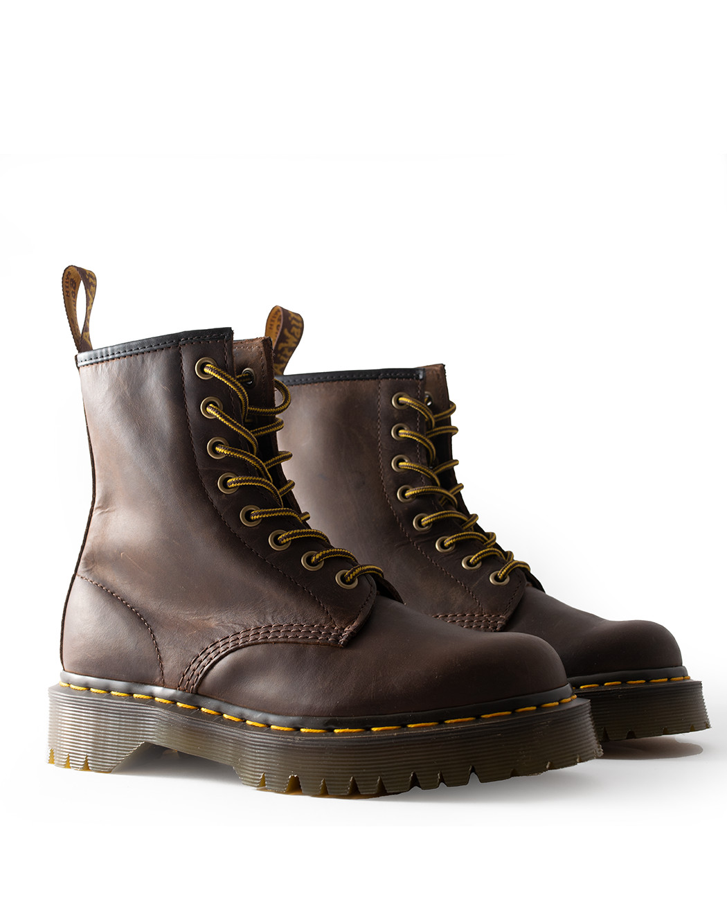 Dr martens dark sales brown