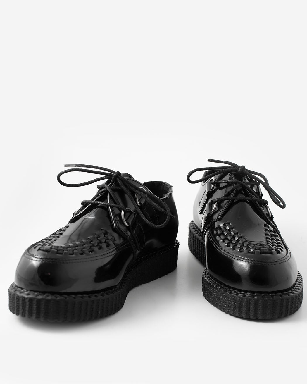 BBC Creeper Haley cuir verni noir