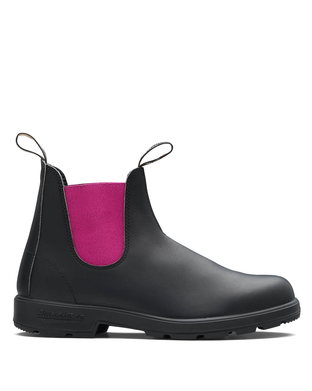 Blundstone Blundstone, #2208 Black Leather with Fuchsia Elastic  Pick Up | Düsseldorf
